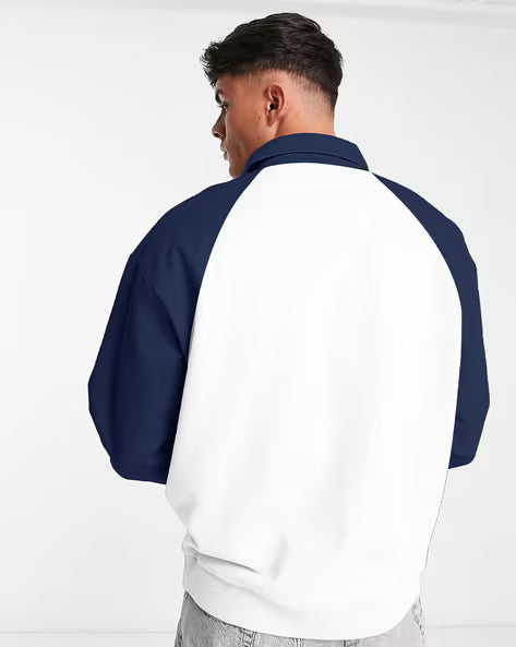 JUMP CUTS Men Typographic Regular Fit Polo T-shirt