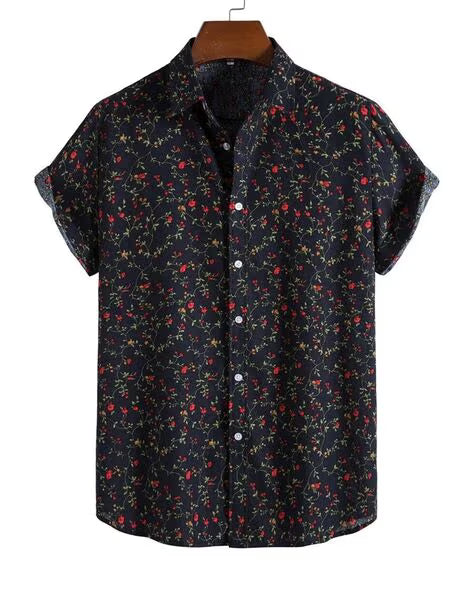 ALPHA TRIBE Men Floral Print Regular Fit Shirt