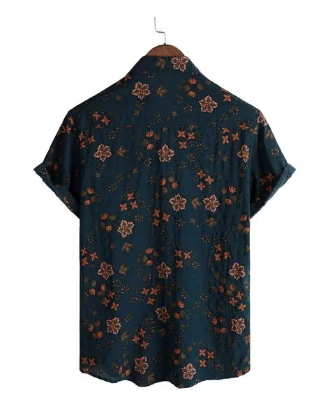 ALPHA TRIBE Men Floral Print Regular Fit Shirt