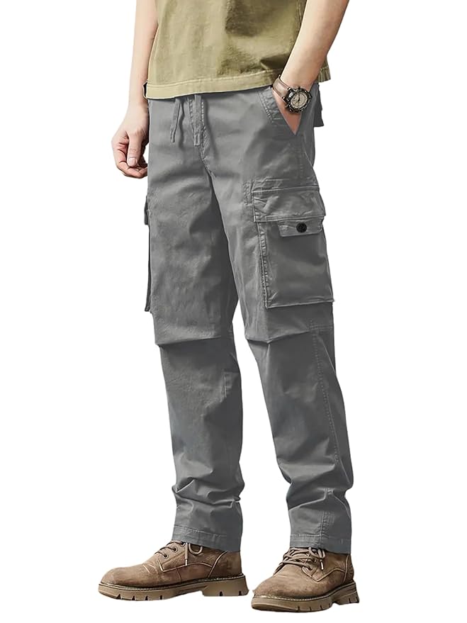 Lymio Men's Regular Fit Low Rise Cargo || Cargo Pants Cotton || Cargos