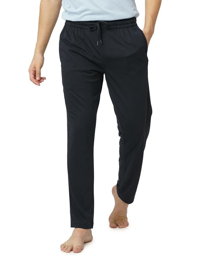 DAMENSCH Mens Joggers Track Pants, Cotton Blend Pants for Man, Hidden Side Zipper Pocket Men Trackpant, Pilling Proof Joggers Pant for Men