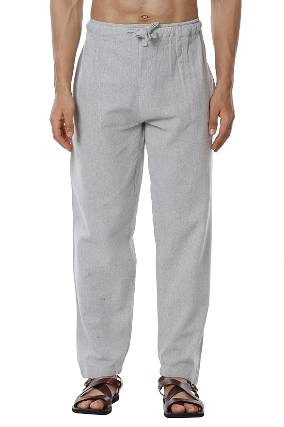 Aatman One Size Men's Eco-Friendly Cotton Pyjama | Fits Waist Size 28 to 36 Inches